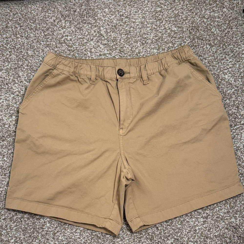 Chubbies Men's Tan Flat Front Shorts
